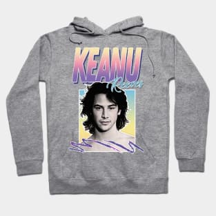 Keanu Reeves 90s Styled Aesthetic Design Hoodie